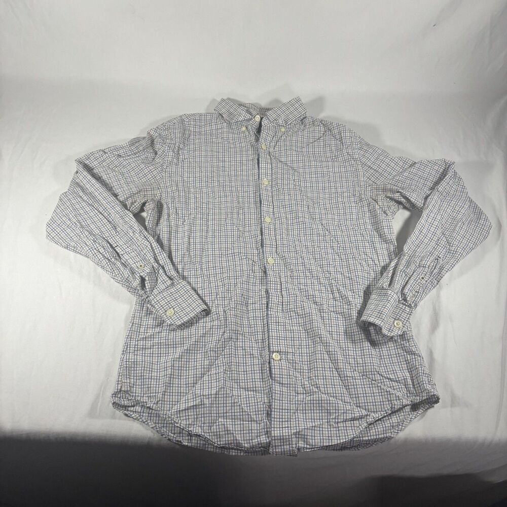 Banana Republic Soft Wash Slim Shirt S Check